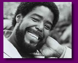 Foto van Barry White tijdens de jaren 70